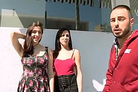 Female And Tranny Want To Gangbang Boyz In The Street - free porn video