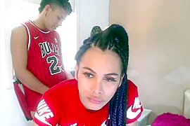 tgirl almost bangs bf Out Of Window - free porn video