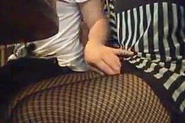 Japanese ladyboy cums hard in restaurant - free porn video
