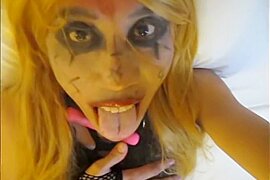Ugly Satanic Meth Whore Poppers SLut Takes Her Final Bow 2 of 4 - free porn video