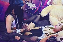 Two Chinese Shemales Have Intercourse - free porn video