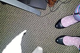 sneaking out in my sissy clothes poppers - free porn video