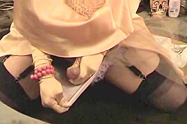 Frilly Panties Filled With Cum shemale porn shemales tranny porn trannies ladyboy ladyboys ts tgirl tgirls cd shemale cumshots transsexual transsexuals cumshots - free porn video