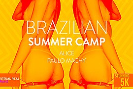Alice in Brazilian summer camp - VirtualRealTrans - free porn video