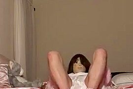 PVC Diapered sissy pumps pillow - free porn video