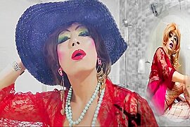 sissy niclo sexy makeup masturbation - free porn video