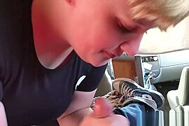 Daddy's FTM Trans boi Teen  Sex slave - New Sex Toy & Blowjob in RV (18+) - free porn video