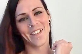 Pale gurl with big cock solo - free porn video