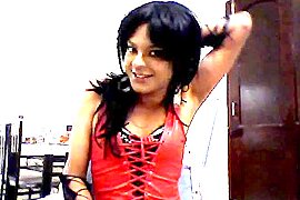 Cute crossdresser show - free porn video