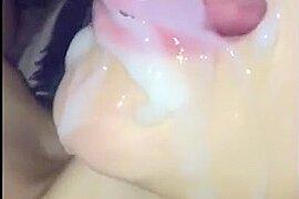 Femboy drinking daddy's seed - free porn video
