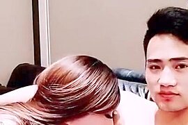 Chinese Shemale sister sex with young step-brother (18+) - free porn video