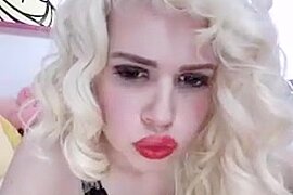 junior sexy blonde russian tranny on cam - free porn video