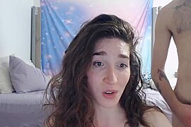 Pale Shemale Tries Her New Bed - free porn video