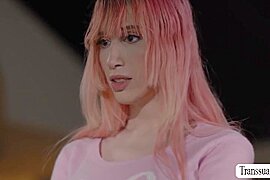 Mimi Oh In Haired Ts Throated And Rides Her Stepbrothers Big Cock - free porn video