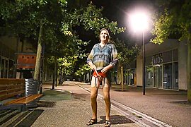 Shemale Travesti Sounding Log Outfit Outdoor 132a - free porn video