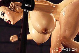 Hard ass fucking! Super latex teacher futanari plays with big tits sexy woman - free porn video