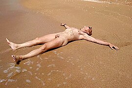 Swimming Splashing And Posing Naked In The Sea - free porn video