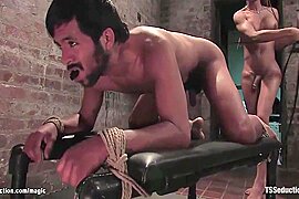Black Shemale Mistress Fucks Man 5 Min - free porn video