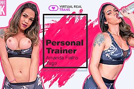 Amanda Fialho in Personal trainer - VirtualRealTrans - free porn video