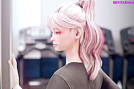 Busty Milf Hard Fuck With Shemale Girl In The Gym - 3d Futa Anime Hq - free porn video