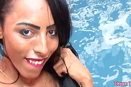 Black Tranny Adrielhy Bronze Gets Naked And Shows Off Her Assets 12 Min - free porn video