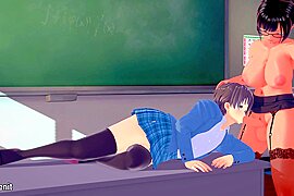 Chiko's Ex-Teacher - MALE x Futa HRENIT - free porn video