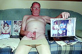 Wank with condom, wank in suspenders - free porn video